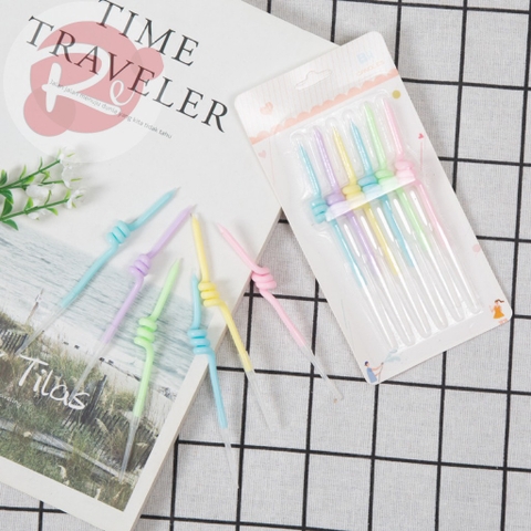 Nến xoắn lò xo cầu vồng