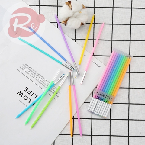 Nến bút chì cầu vồng