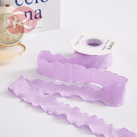 Ruybang vải nhúm (4cmx10m) - Tím