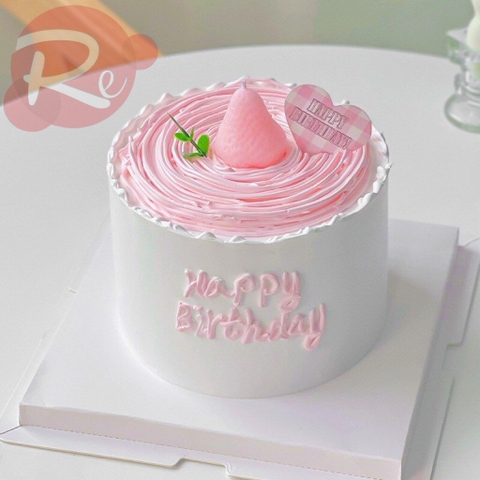 Nến dâu tây -Hồng