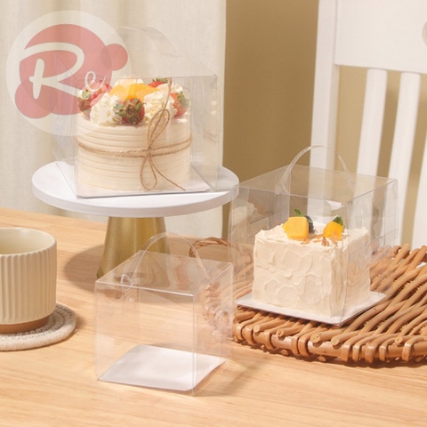 Combo 5 hộp Bento trong suốt (16x16x15)