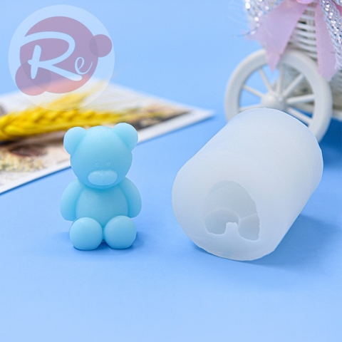 Khuôn Silicon - Gấu ngồi
