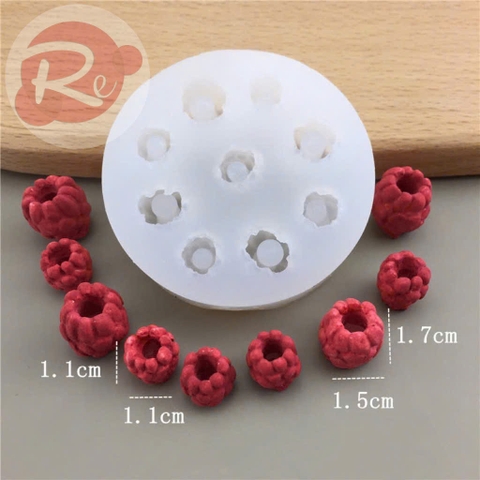 Khuôn Silicon - Qủa mâm xôi