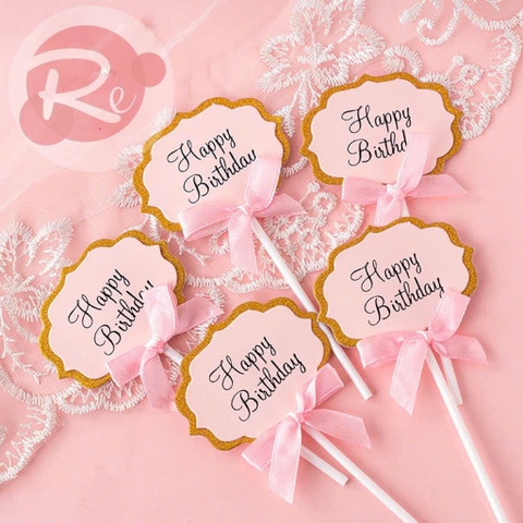 5 thiệp HB - Hồng