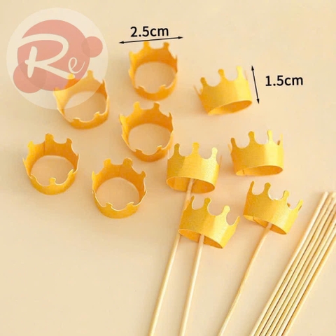 10 Vương miện giấy - Vàng