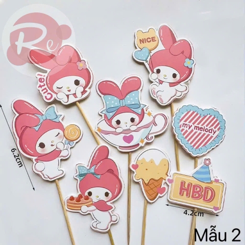 Gói 10 SCG Mèo Melody - Mẫu 2