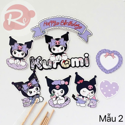 Gói 10 SCG Mèo Sweet Kuromi - Mẫu 2
