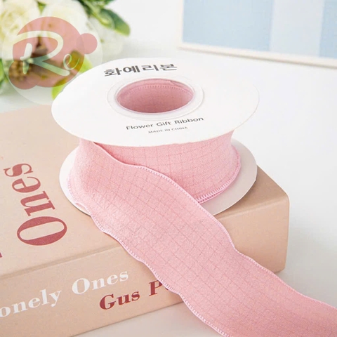 Ruybang vải nhúm (4cmx10m) - Hồng ruốc