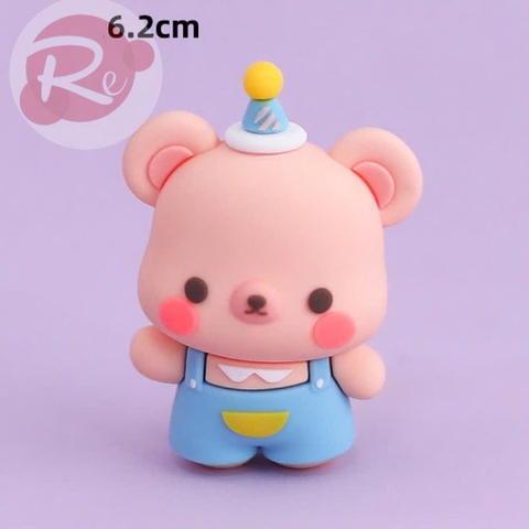 Gấu đội mũ - Áo xanh