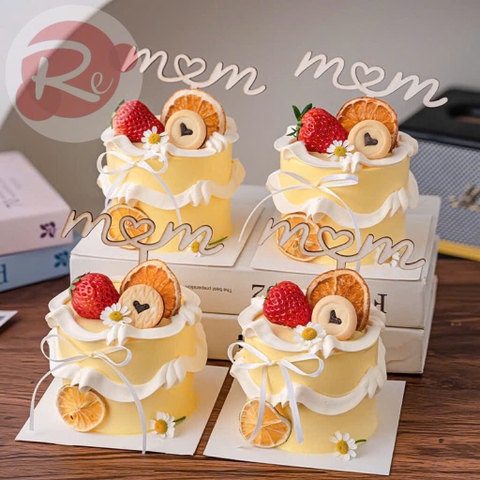 5 chữ MOM gỗ