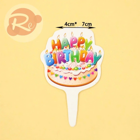 Set 50 thẻ - Bánh HPBD