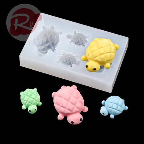 Khuôn Silicon - 4 con rùa