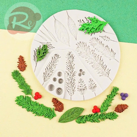 Khuôn Silicon - Lá thông