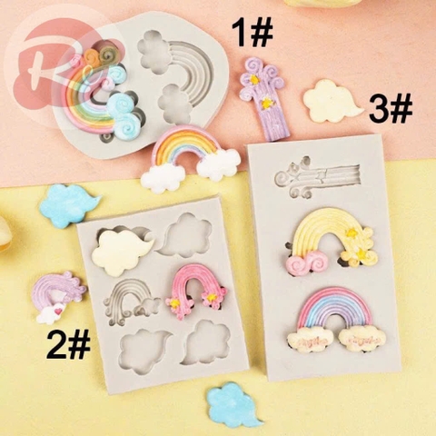 Khuôn Silicon - Bộ 3 cầu vồng