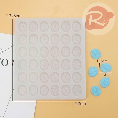 Khuôn Silicon - Chữ cổ điển