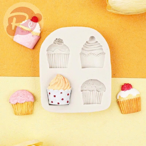 Khuôn Silicon - Bánh quy cupcake