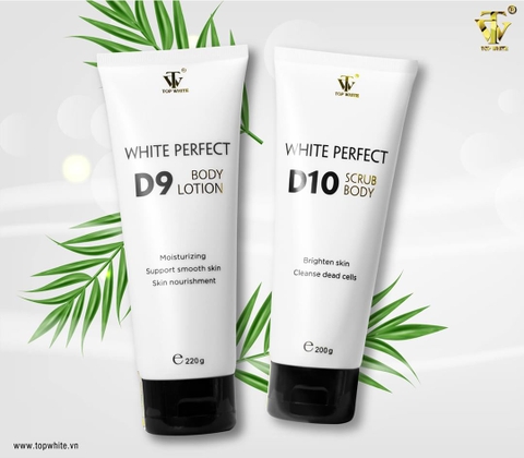 Combo dưỡng trắng sáng body