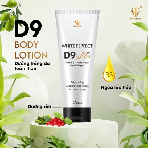 Kem dưỡng trắng da toàn thân White Perfect Body D9