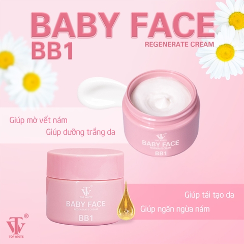 Kem giúp tái tạo, làm mờ vết nám Baby Face BB1