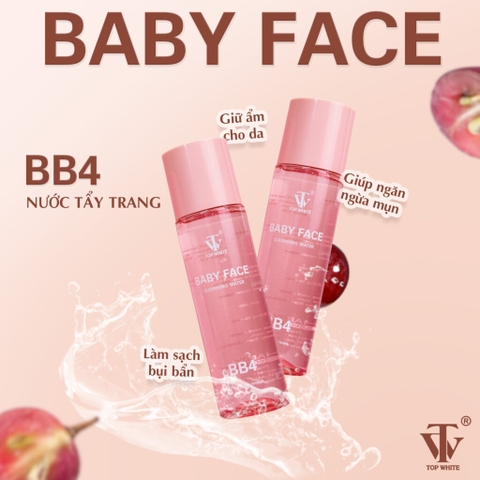 Nước tẩy trang Baby Face Cleansing Water BB4