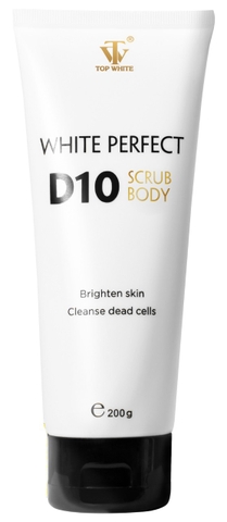 White Perfect Scrub Body D10 Gel làm sạch tế bào da chết