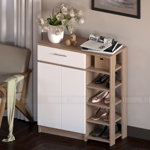 Tủ Giày Gỗ công nghiệp MDF phủ melamine 800x340x960(mm) - Mẫu 001