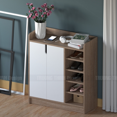 Tủ Giày Gỗ công nghiệp MDF phủ melamine 800x340x960(mm) - Mẫu 000