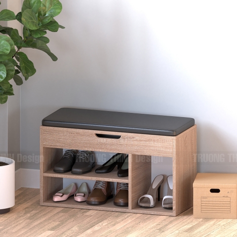 Tủ Giày Gỗ công nghiệp MDF phủ melamine 800x340x450(mm) - Mẫu 002