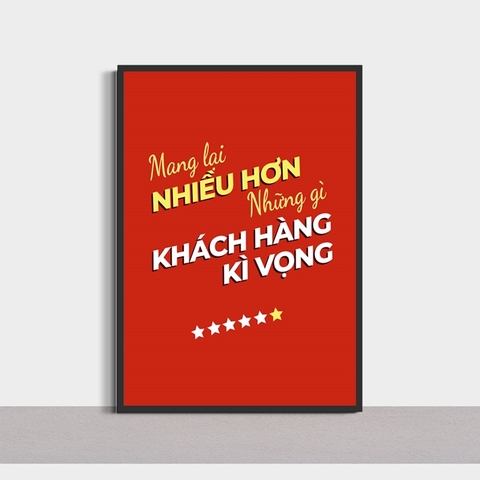 Tranh treo tường : MANG LẠI NHIỀU HƠN NHỮNG GÌ KHÁCH HÀNG KỲ VỌNG