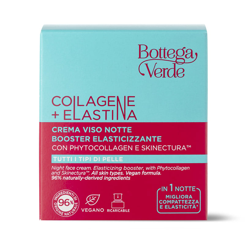 Kem dưỡng da ban đêm: COLLAGENE + ELASTINA CREMA VISO NOTTE BOOSTER ELASTICIZZANTE