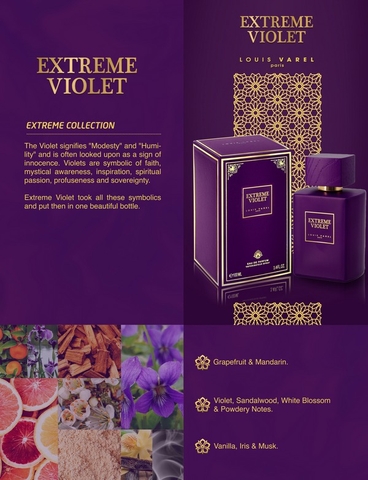 Nước Hoa Pháp LOUIS VAREL PARIS EXTREME VIOLET