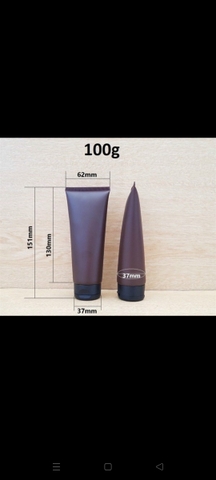 Tuýp nâu 100ml Cập nhập 2 dáng  Hàng Việt Nam + Hàng nhập