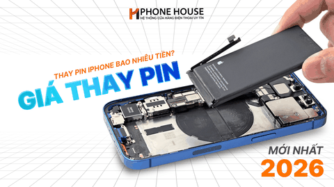 Thay pin iPhone bao nhiêu tiền? Cập nhật giá thay pin iPhone mới nhất 2026