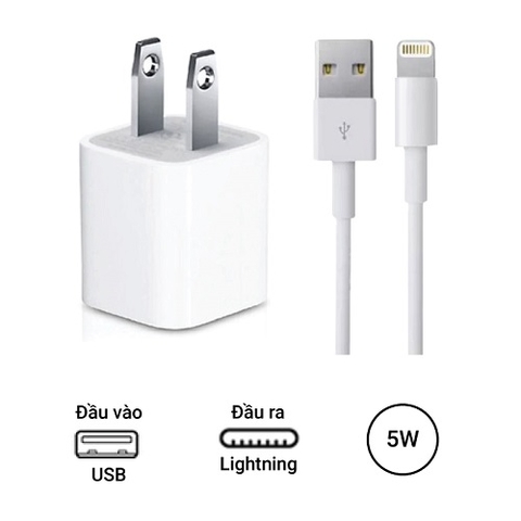 Sạc iPhone 5W Chính hãng Apple