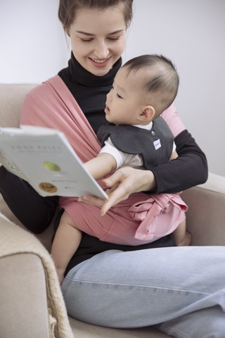 Địu vải Jumy – Hồng