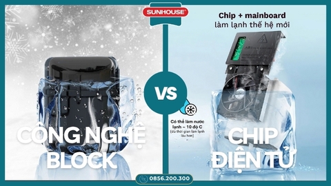 Máy Lọc Nước Làm Lạnh Block Và Chip Khác Nhau Thế Nào? Nên Chọn Loại Nào?