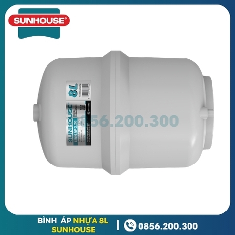 Bình Áp Nhựa 3.2G 8L Máy Lọc Nước SUNHOUSE