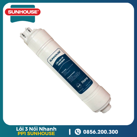 Lõi Lọc Nước Số 3 PP1 Đúc Nối Nhanh Sunhouse