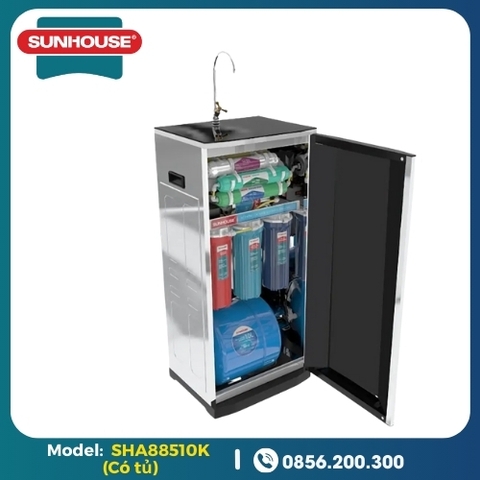 Máy Lọc Nước R.O 10 Lõi SUNHOUSE SHA88510K (Có tủ)