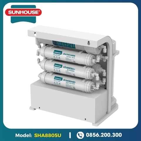 Máy Lọc Nước RO Không Vỏ Sunhouse 10 Lõi SHA8805U