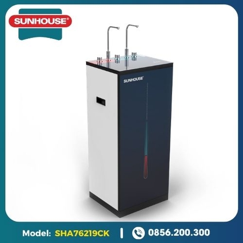 MÁY LỌC NƯỚC R.O NÓNG LẠNH 10 LÕI SUNHOUSE SHA76219CK