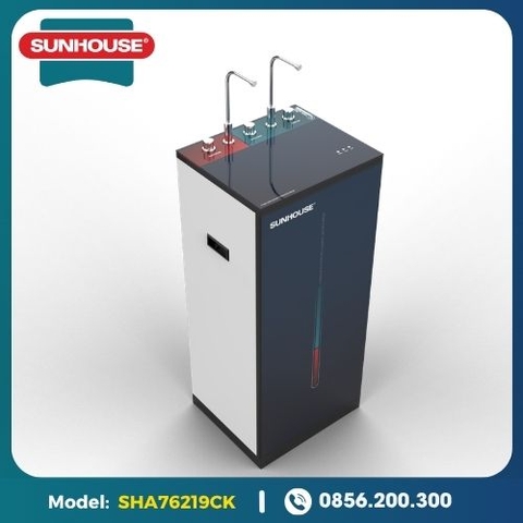 MÁY LỌC NƯỚC R.O NÓNG LẠNH 10 LÕI SUNHOUSE SHA76219CK