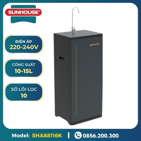 Máy Lọc Nước Tủ Đứng Sunhouse 10 Lõi SHA88116K