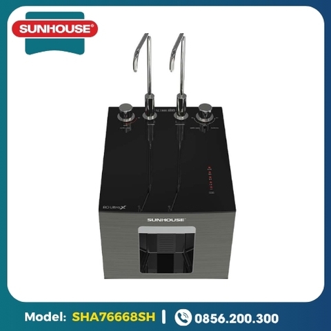 Máy Lọc Nước 4 Chế Độ Nóng - Lạnh - RO - Hydrogen Ion Kiềm UltraX Sunhouse 11 Lõi SHA76668SH