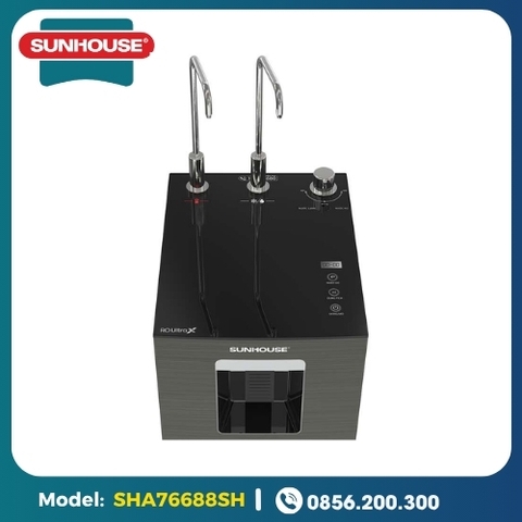 Máy Lọc Nước 4 Chế Độ Nóng - Lạnh - RO - Hydrogen Ion Kiềm UltraX Sunhouse 11 Lõi SHA76688SH