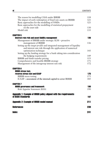 Interest Rate Risk in the Banking Book