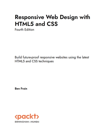 Responsive Web Design with HTML5 and CSS 4th Edition
