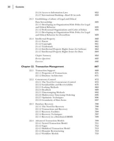 Database Systems A Practical Approach to Design, Implementation, and Management 6th Edition