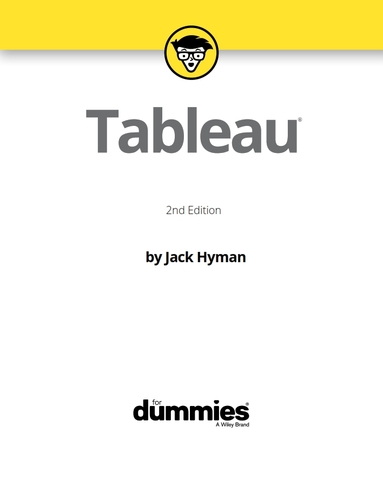 Tableau For Dummies 2nd Edition