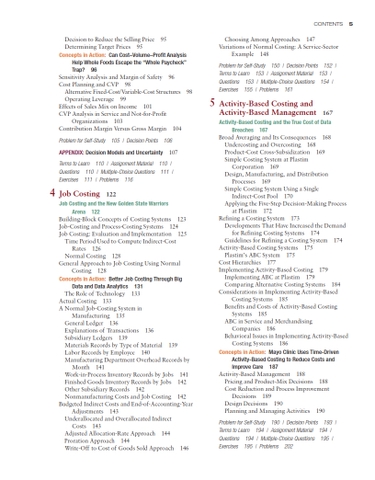Horngren's Cost Accounting A Managerial Emphasis 17th Edition